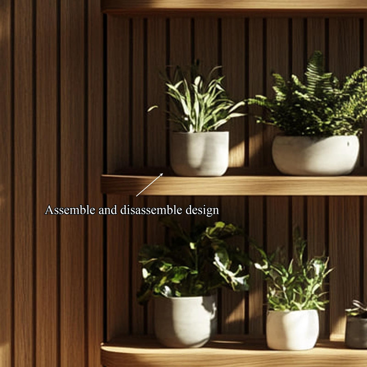 Scandinavian Modern Wall Mounted Shelf Living Room Or Bedroom