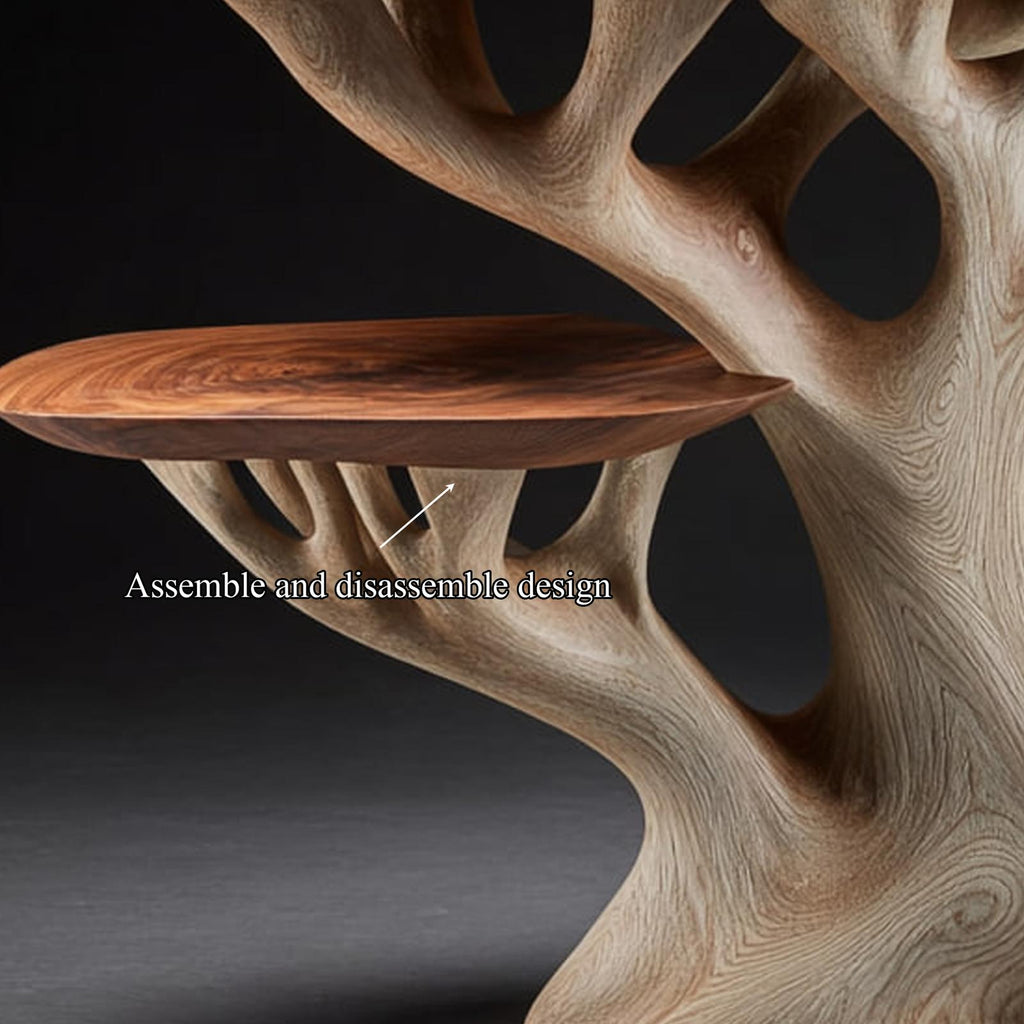 Rustic Organic End Table Bedroom Or Living Room Accent