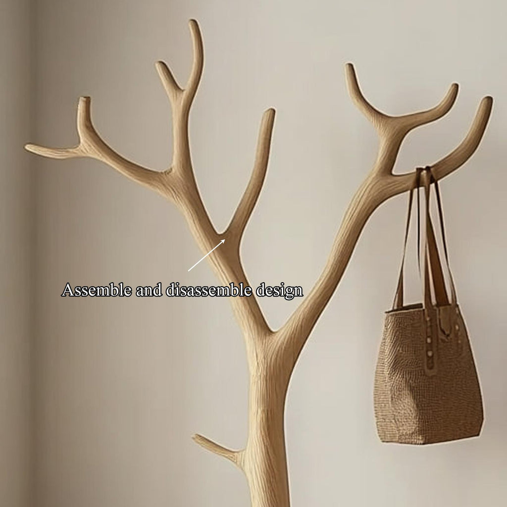 Rustic Tree Coat Stand Entryway Closet