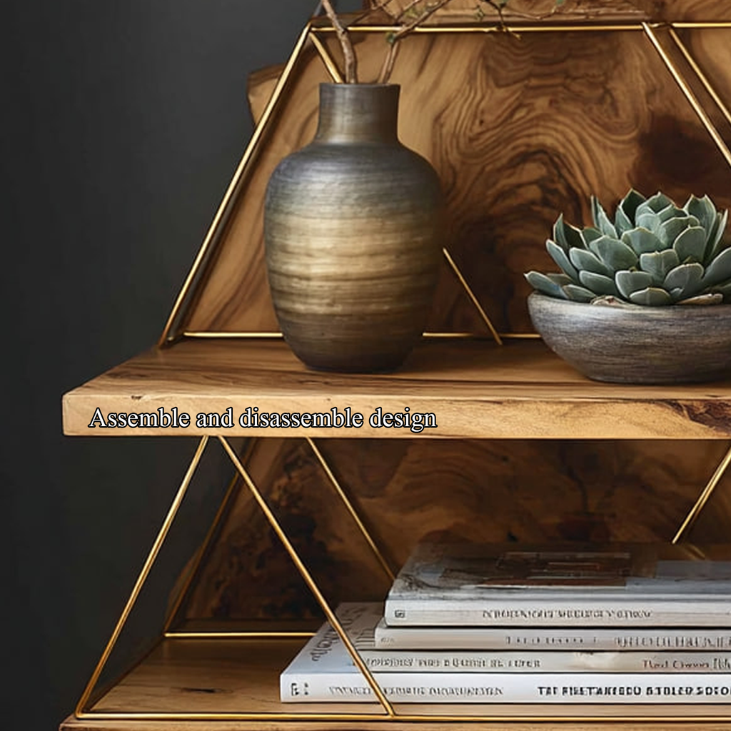 Floating Bedside Table, Wall Mounted Rustic Wood Nightstand with Storage for Bedroom & Office, Handcrafted Shelf