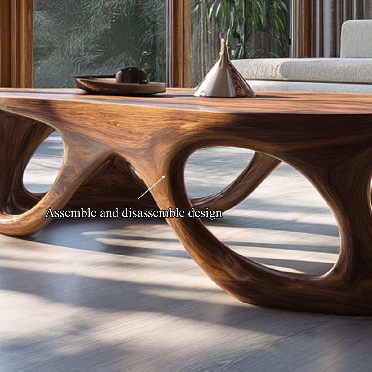 Mid Century Modern Coffee Table Living Room Accent