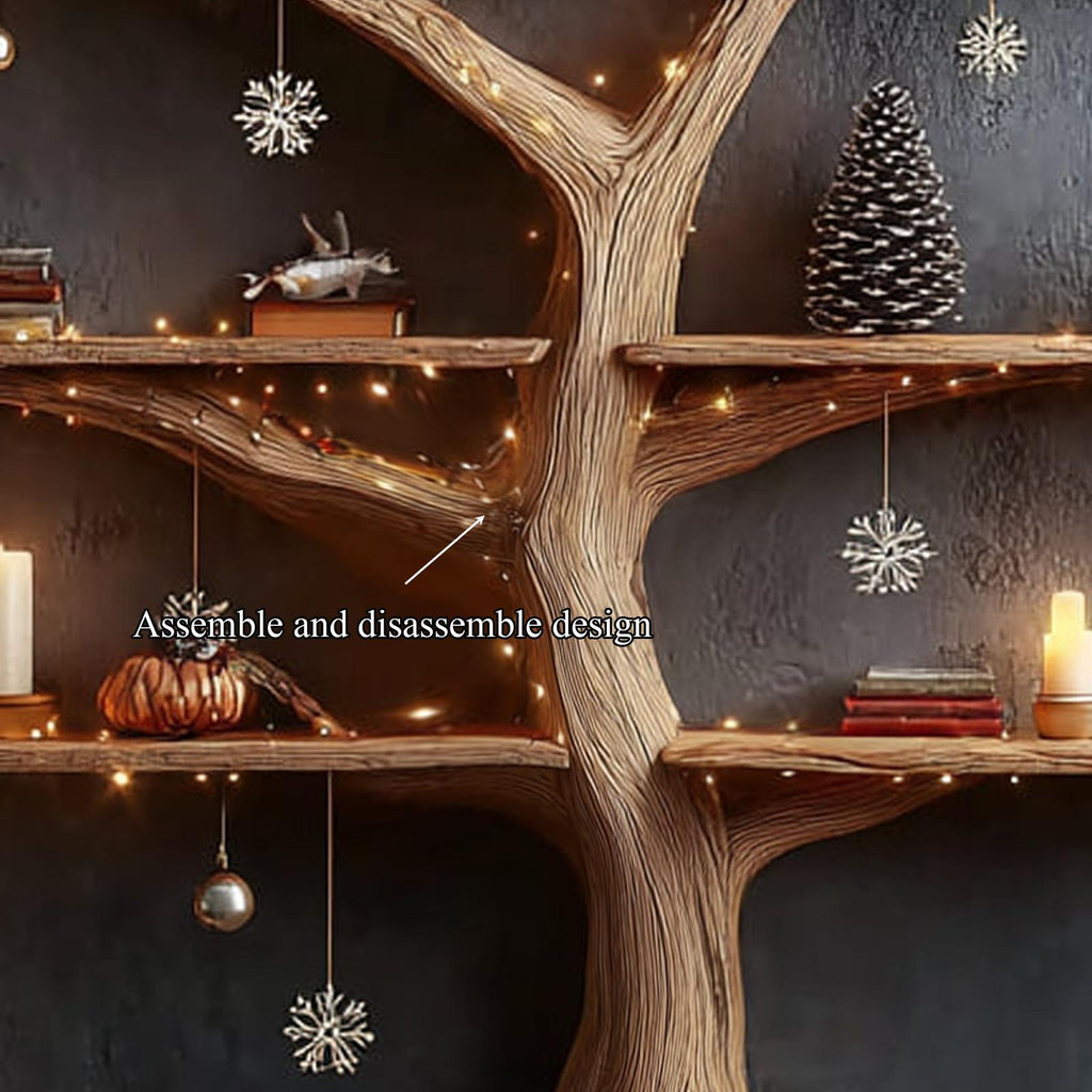 Mid Century Tree Bookshelf Living Bedroom