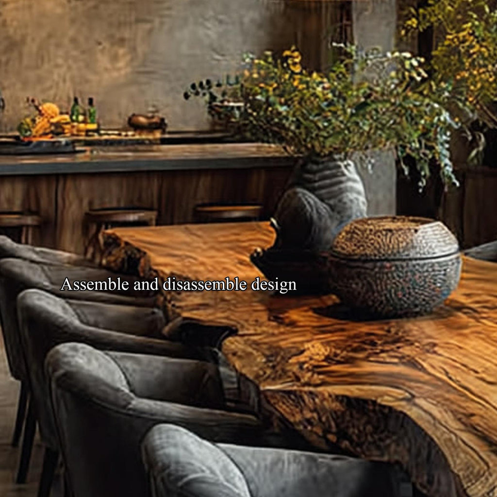 Rustic Dining Table Modern Kitchen SINLKIDT085