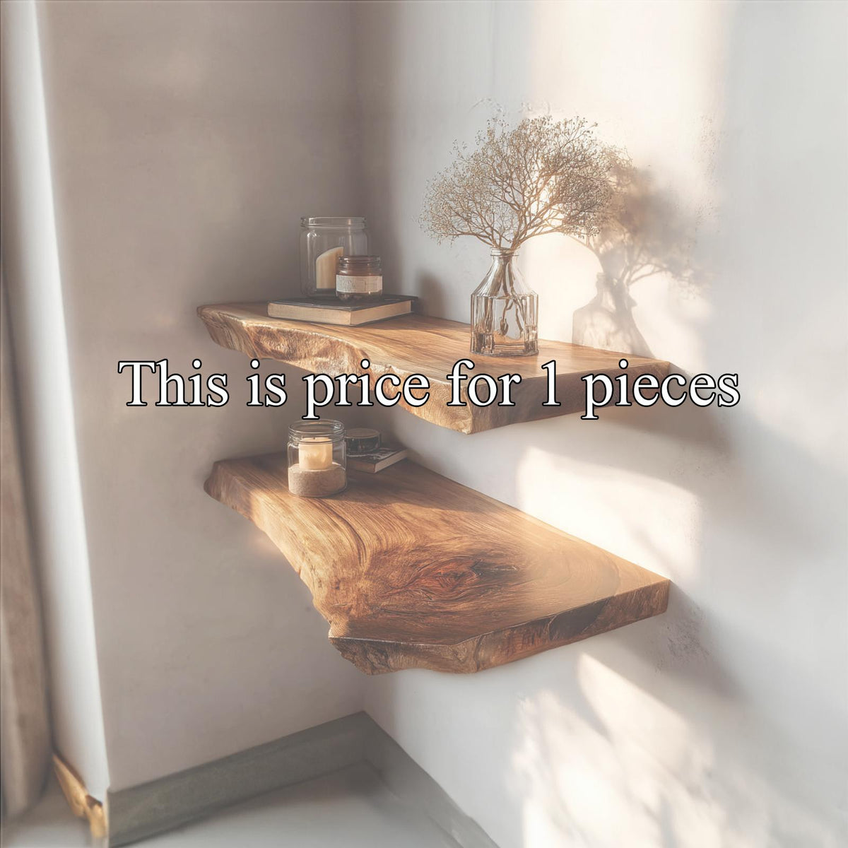 Rustic Floating Shelf Entryway Or Living Room