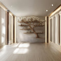 Rustic Tree Bookshelf Hallway Living Decor