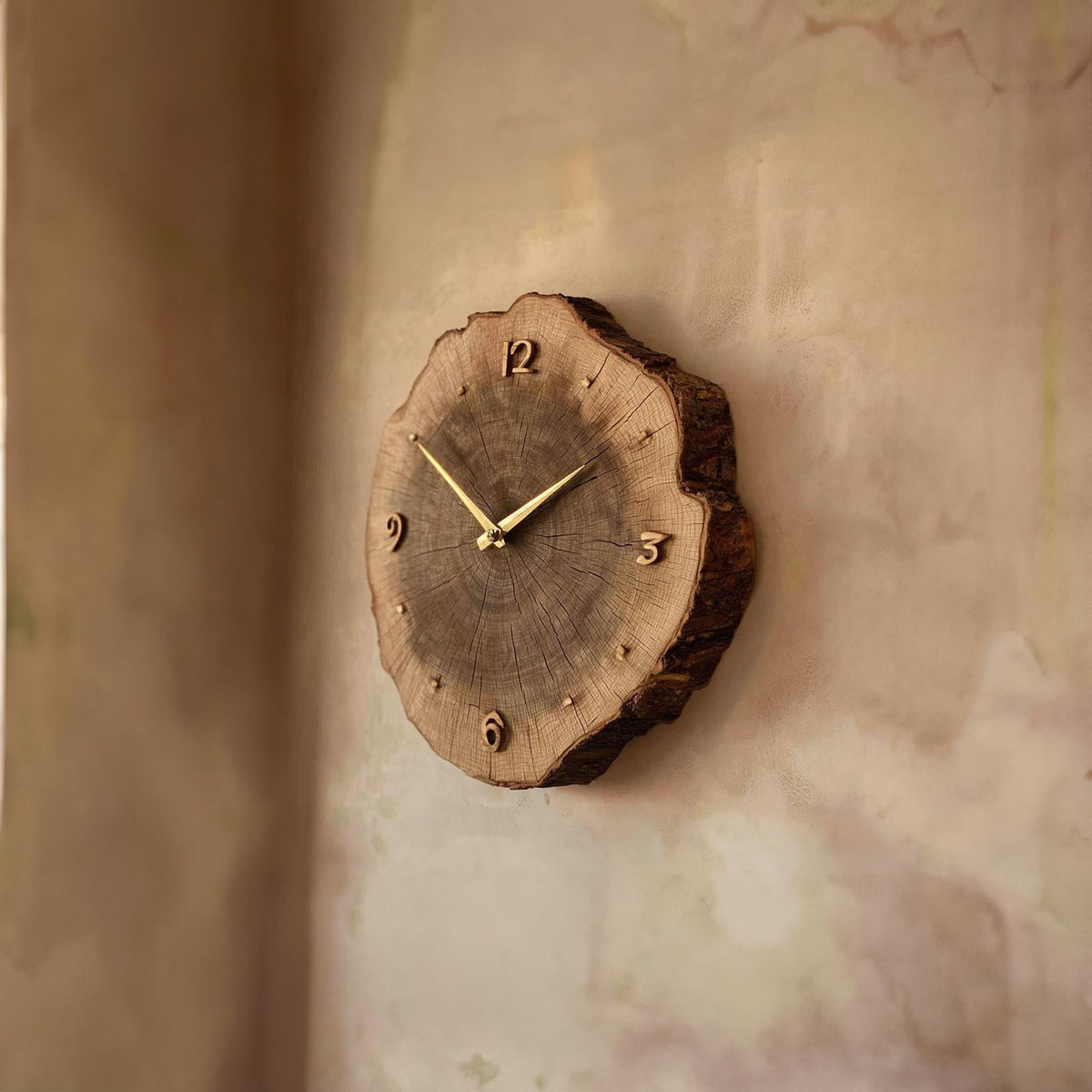 Rustic Vintage Wood Wall Clock Dining Room Or Office