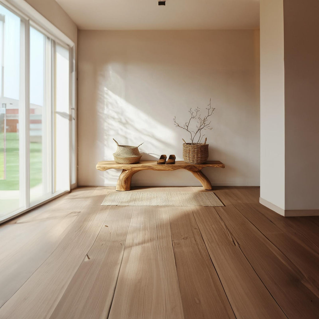 Rustic Natural Wood Bench Bedroom Or Living Room Furniture