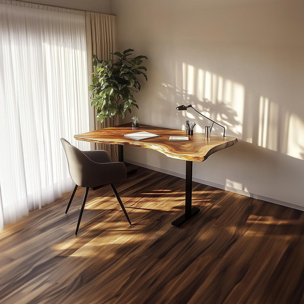 Rustic Office Desk Reading Room And Studio Room