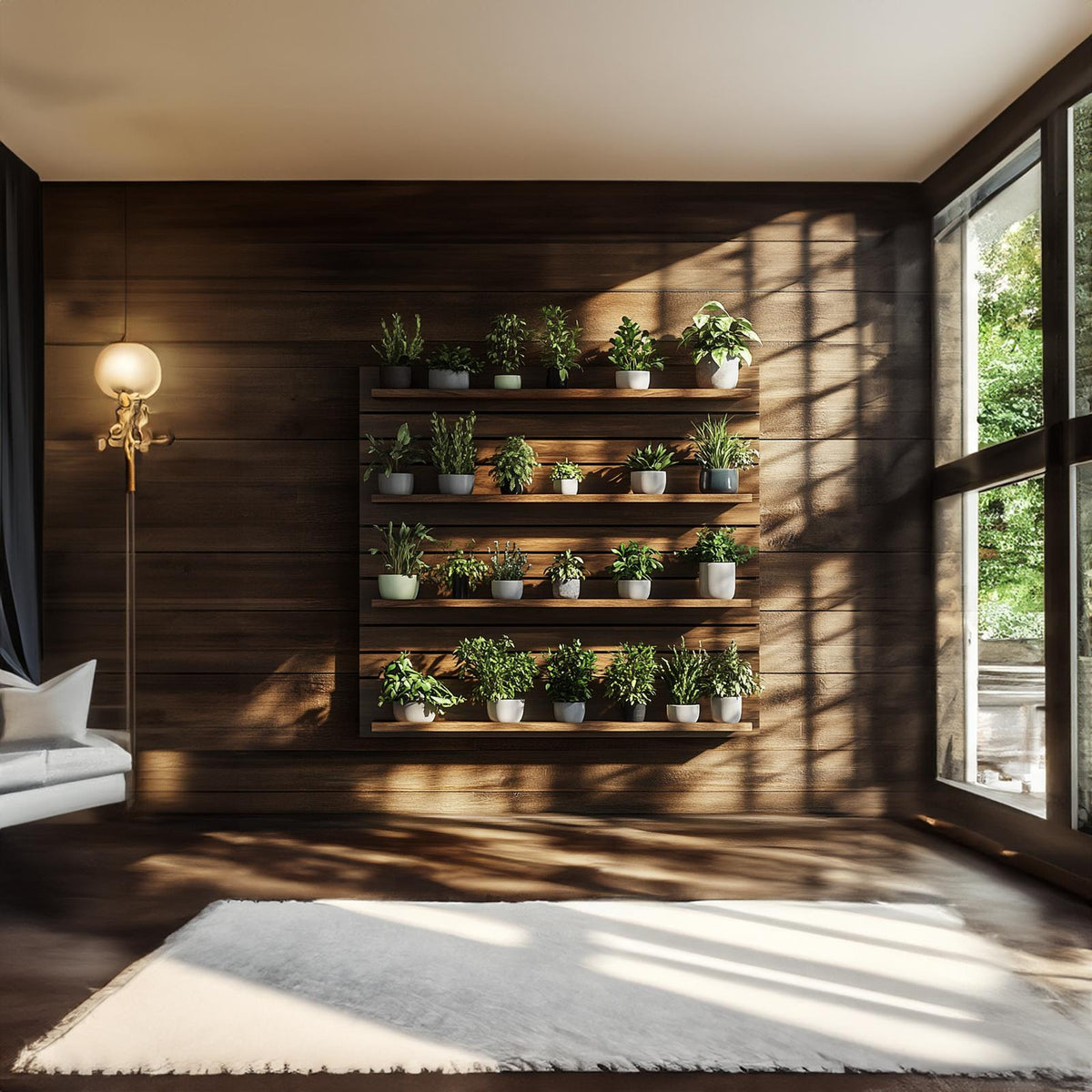 Scandinavian Modern Floating Shelf Living Room Or Bedroom