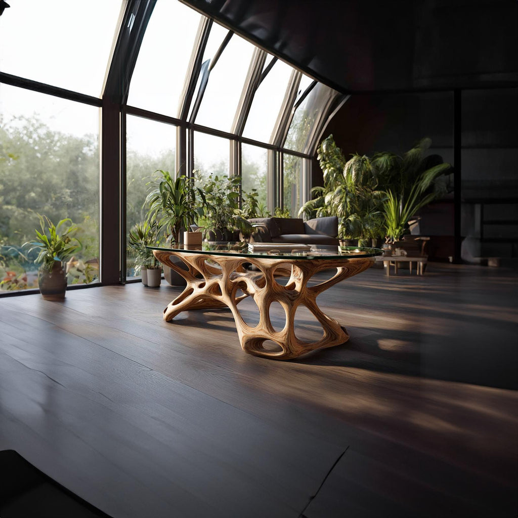 Mid Century Coffee Table Open Living Room