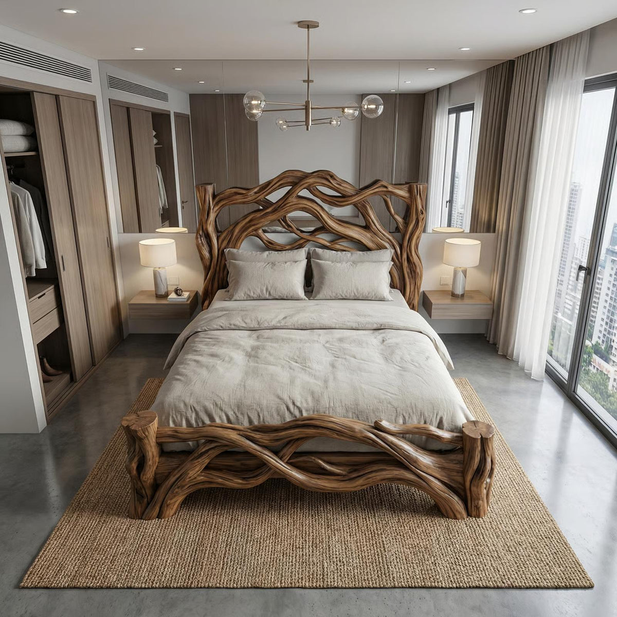 Rustic Bedroom Bed Design For Bedroom And Sleeping Space