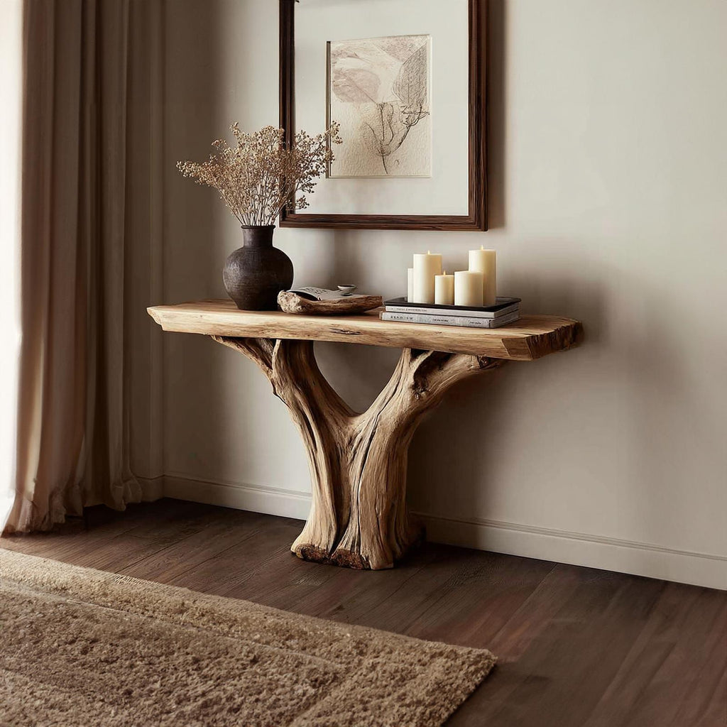 Rustic Console Table Accent Entryway Or Living Room