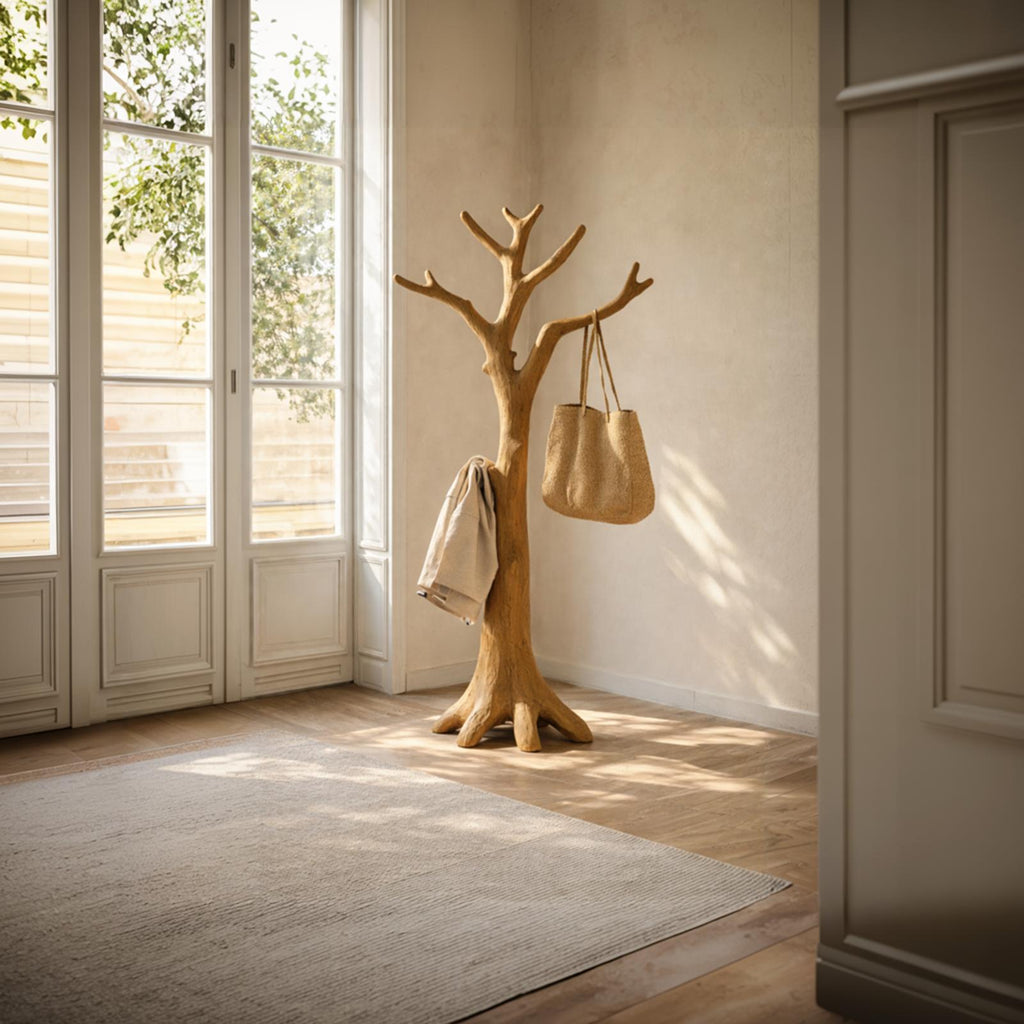 Rustic Tree Coat Rack Entryway Hallway