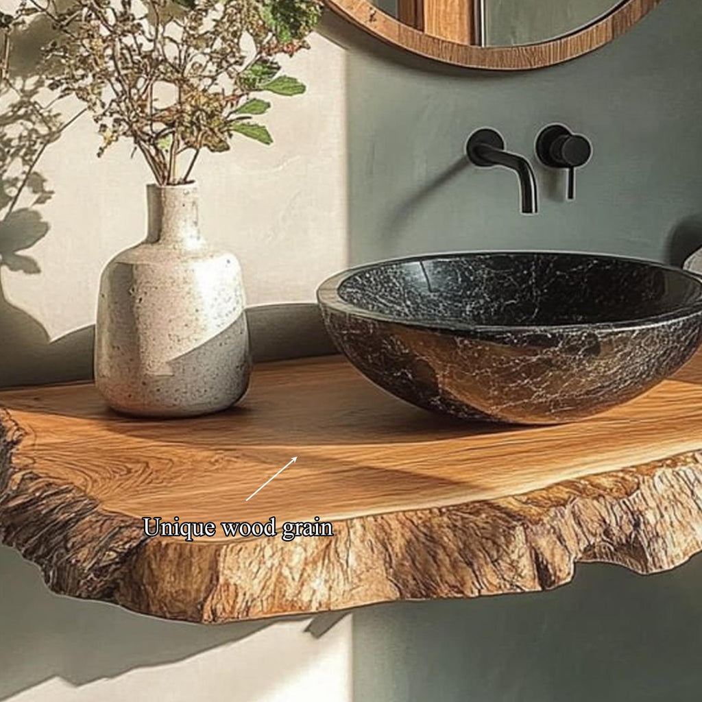 Rustic Minimalist Washstand Bathroom