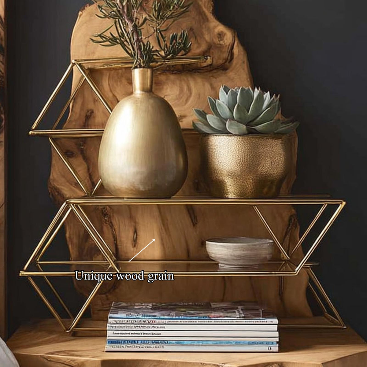 Rustic Floating Bedside Table Bedroom