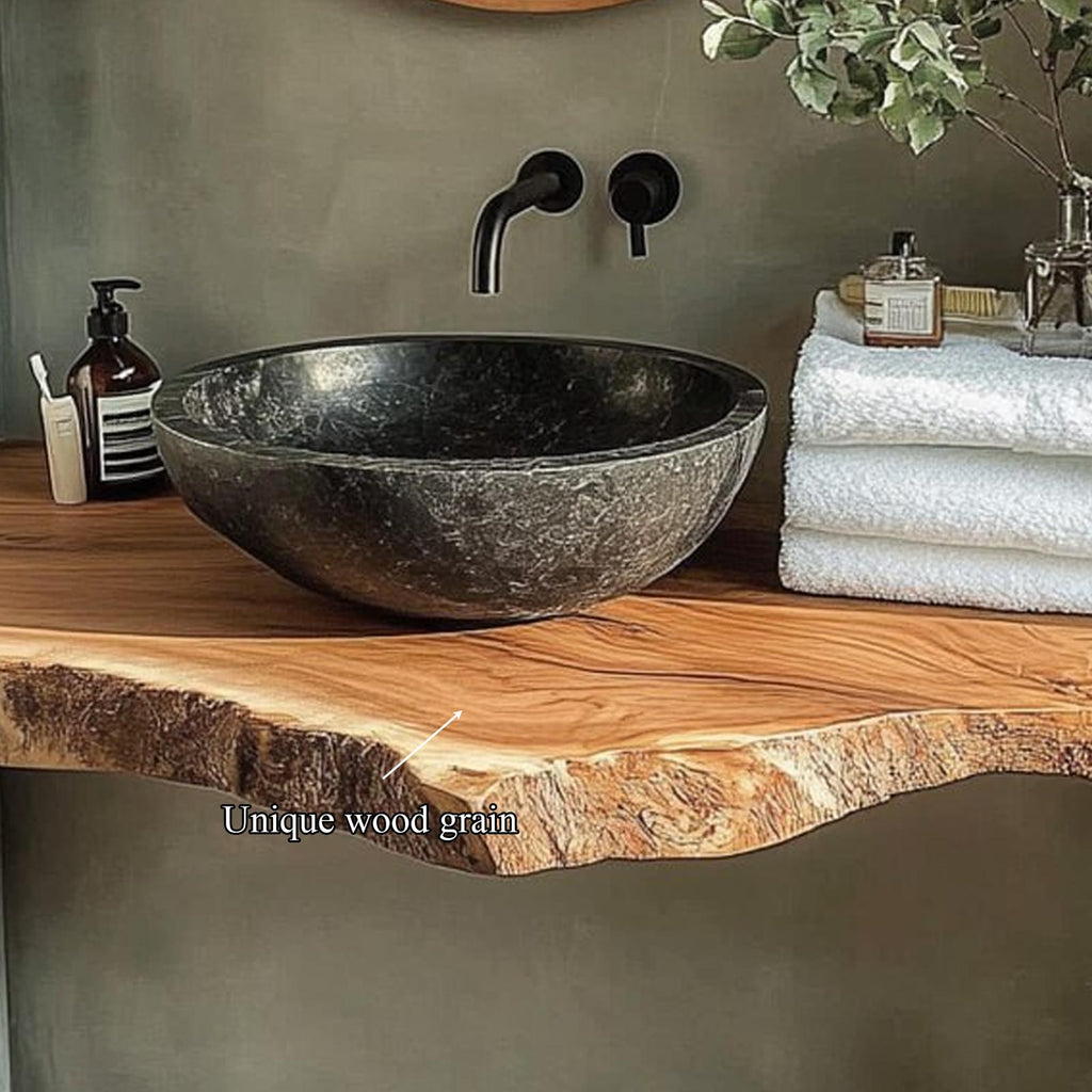 Rustic Narrow Vanity Bathroom