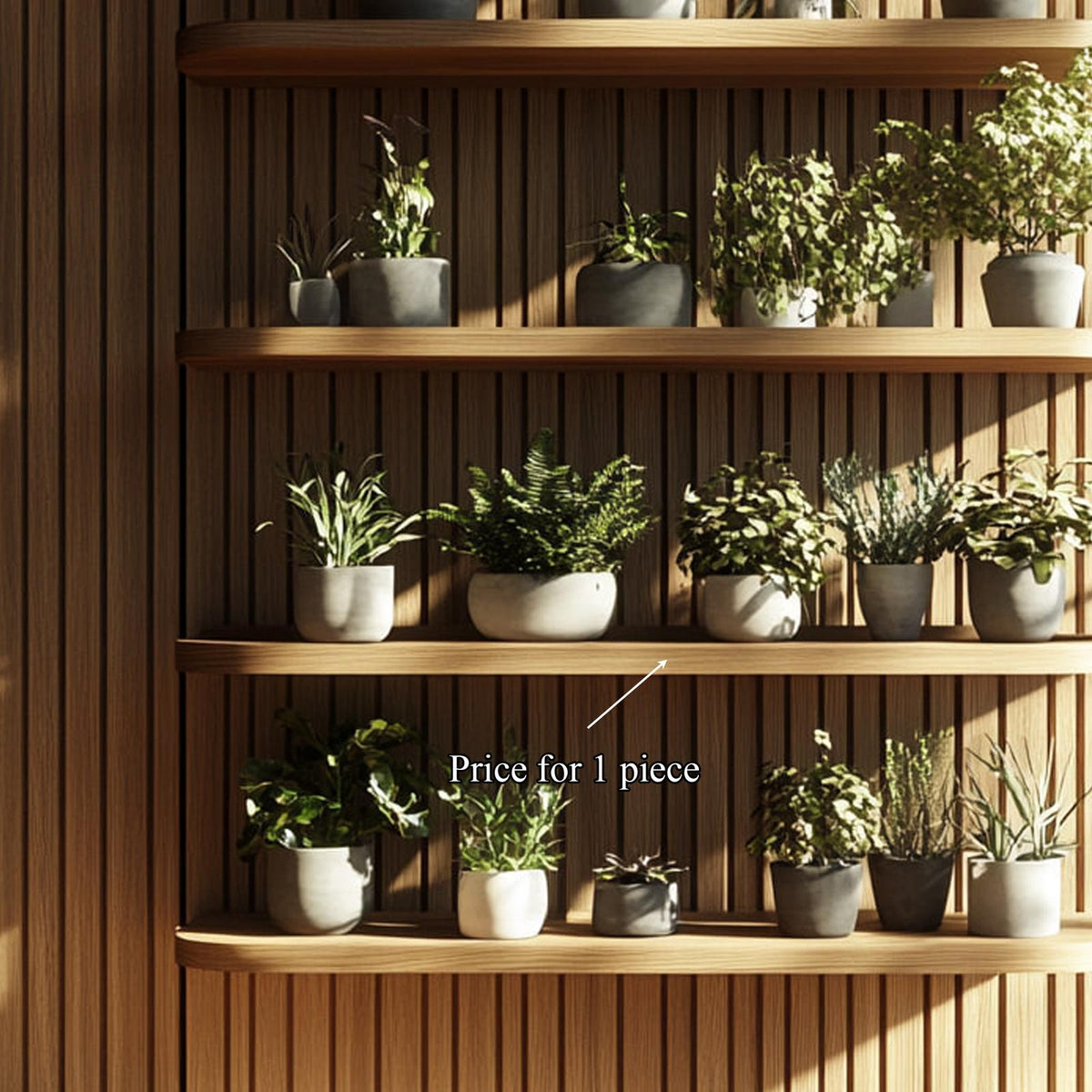 Scandinavian Modern Wall Mounted Shelf Living Room Or Bedroom