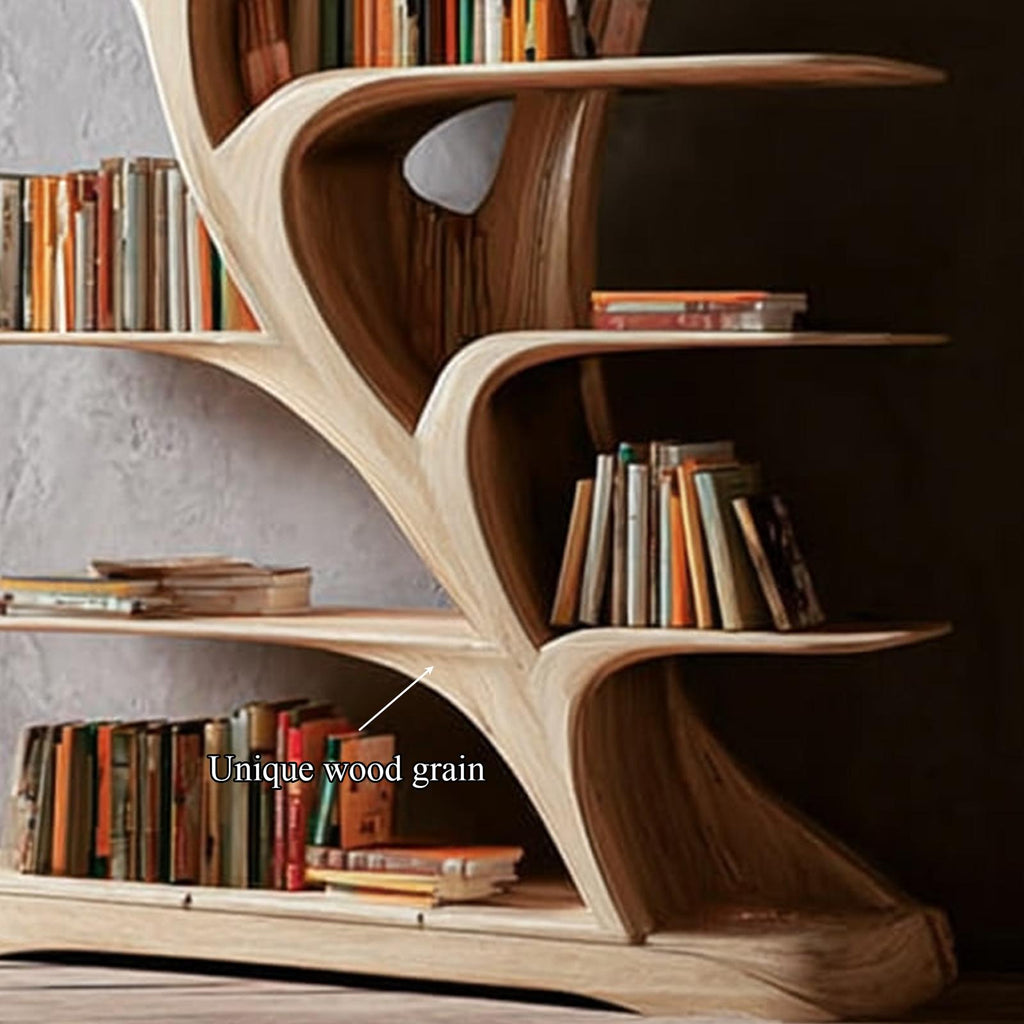 Midcentury Tree Bookshelf Bedroom Reading