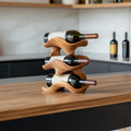 Handcrafted Wine Holder For Living Room Wall Mount