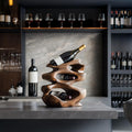 Rustic Wine Rack For Living Room Wine Bar Corner