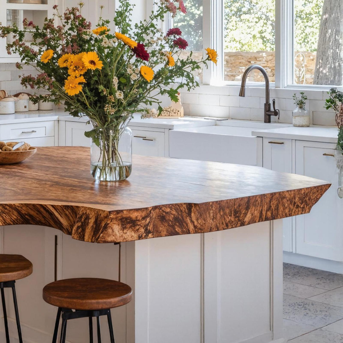 Rustic Kitchen Countertop Authentic Kitchen Design Upgrade