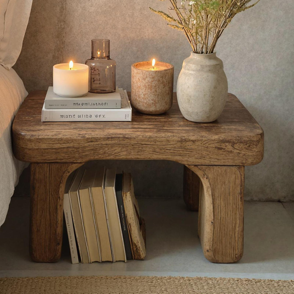 Handcrafted Rustic Nightstand For Farmhouse Bedrooms SILDTNS016