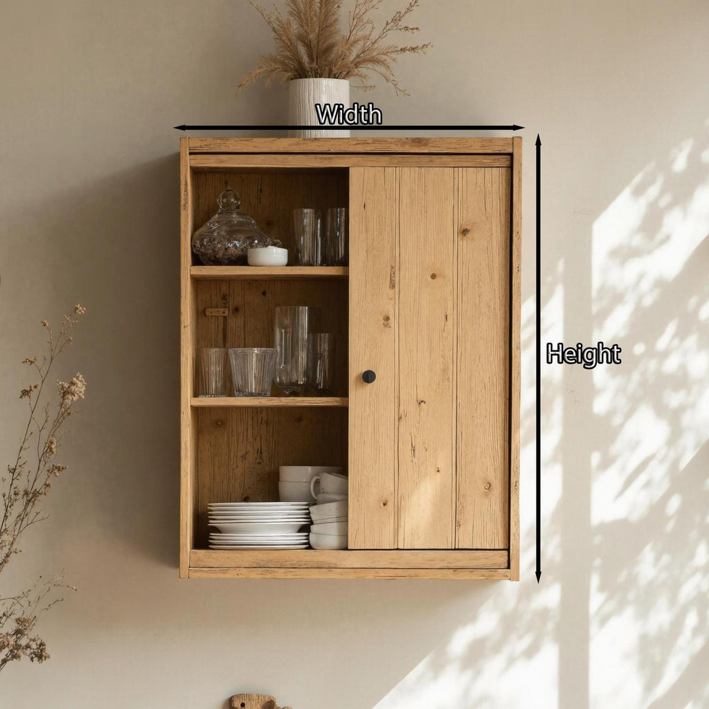 Farmhouse Wooden Kitchen Cabinet For Kitchen Design