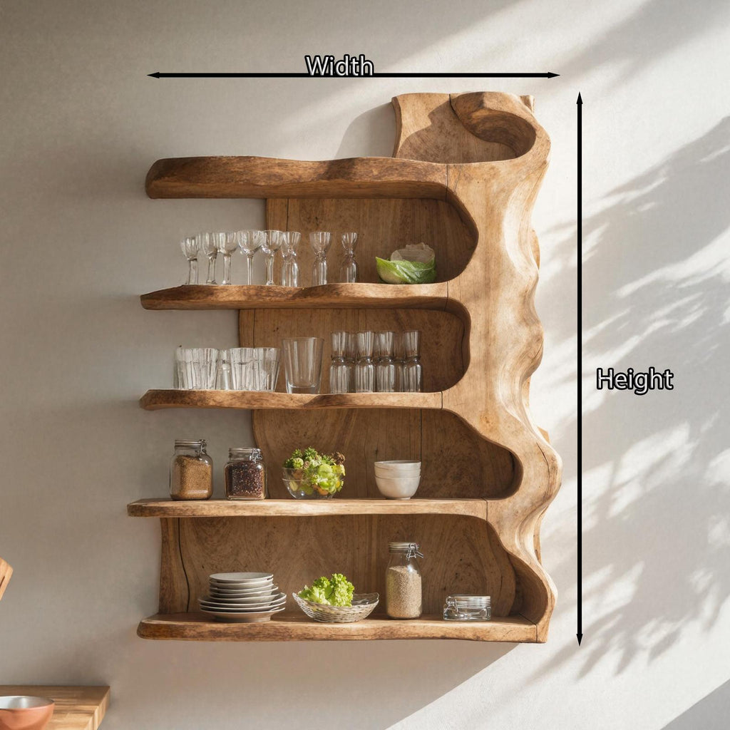 Vintage Solid Wood Kitchen Storage For Kitchen Design