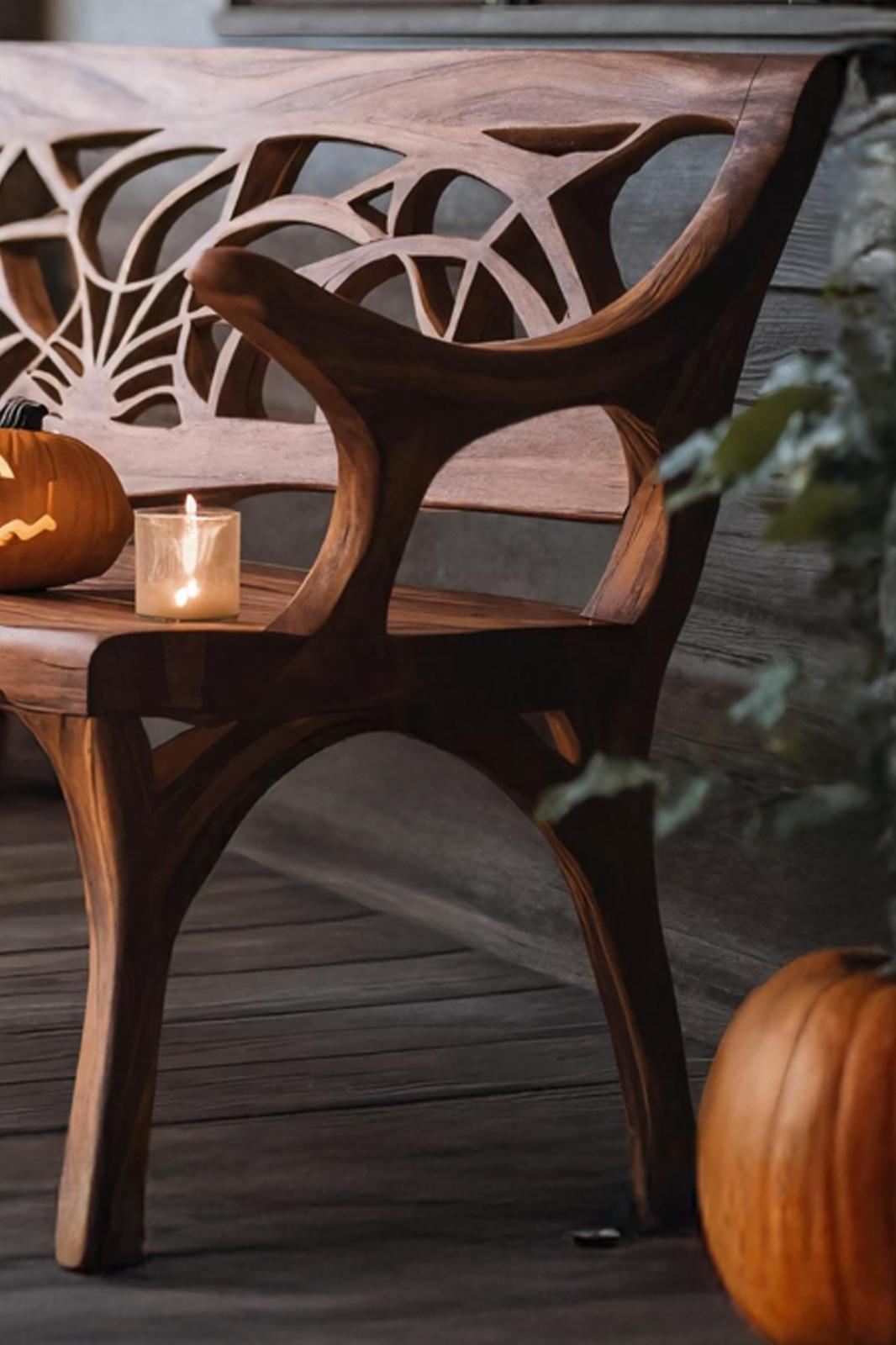 Handcrafted Solid Wood Entryway Bench, Indoor Live Edge Bench for Living Room, Dining Table Seating, Hallway Bench