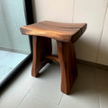 Shower Bench Solid Wood Waterproof Shower Seat