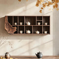Farmhouse Live Edge Floating Shelf, Rustic Solid Wood Wall Shelf for Kitchen, Bathroom, Living Room Decor Display