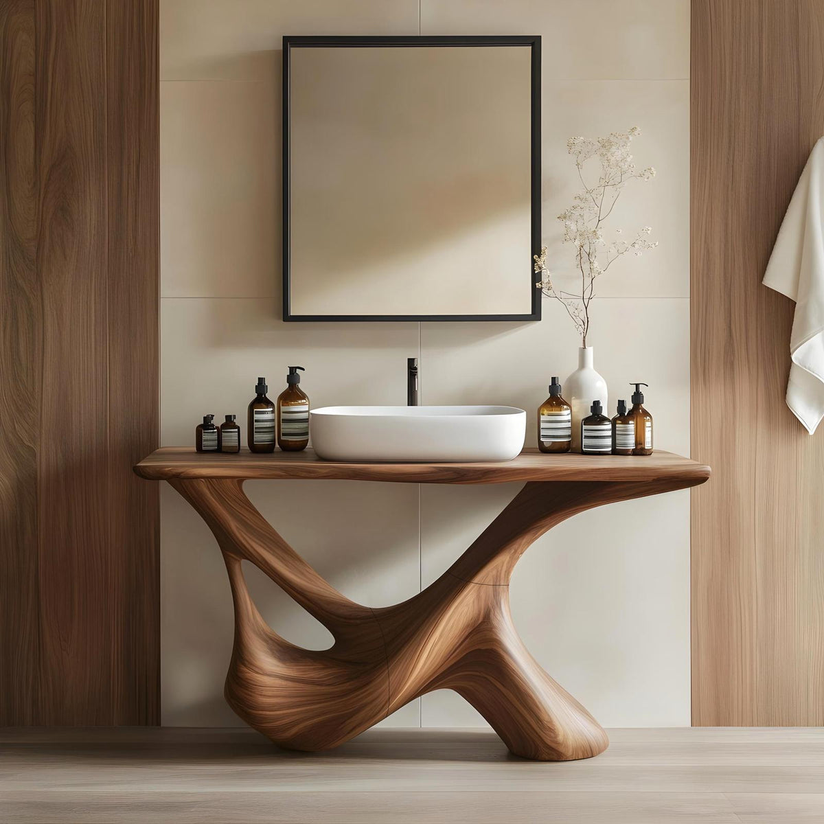 Rustic Bathroom Vanity For Natural Furniture Setup SILDTTRBRV010