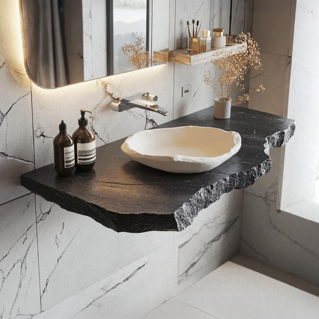 Natural Bathroom Vanity SILDTBRV028