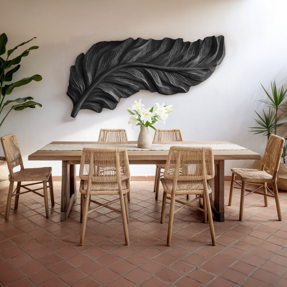 Organic Feather Wall Art Nature Inspired For Home Decor