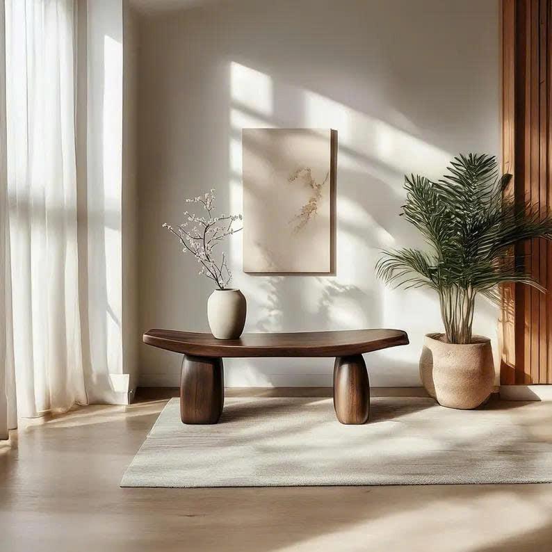 Handmade Wood Chair Rustic Vintage Design Decor Home Gifts