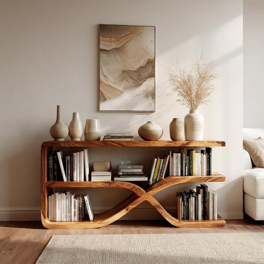 Modern Wooden Console Table For Living Room