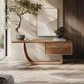 Handcrafted Live Edge Entryway Table For Entryway Modern Farmhouse