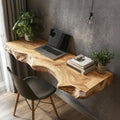 Vintage Wooden Floating Table For Aesthetic Furniture Display