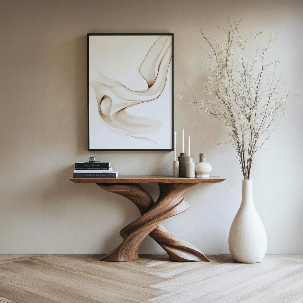 Farmhouse Style Console Table Entryway Decor
