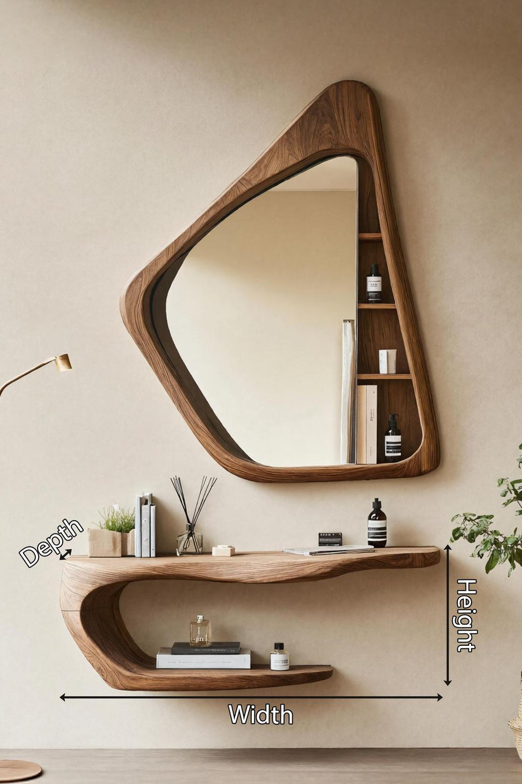 Handcrafted Live Edge Vanity for Stylish Bathroom Design