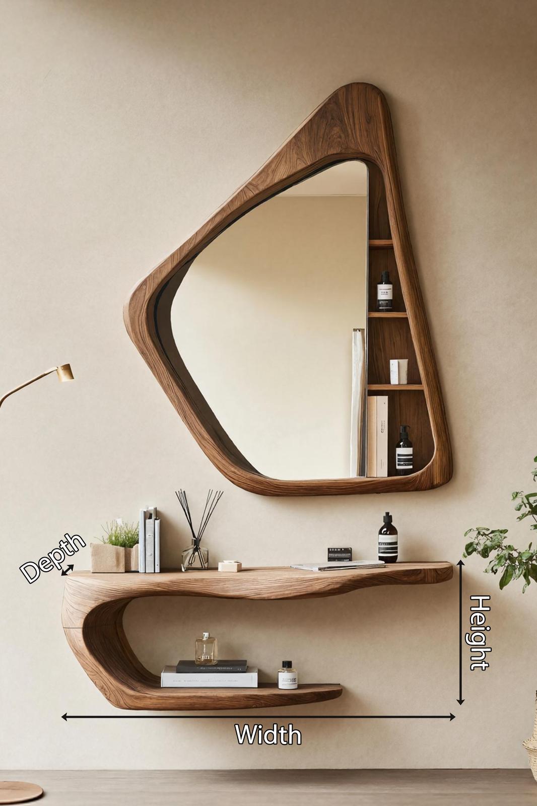 Handcrafted Live Edge Vanity for Stylish Bathroom Design