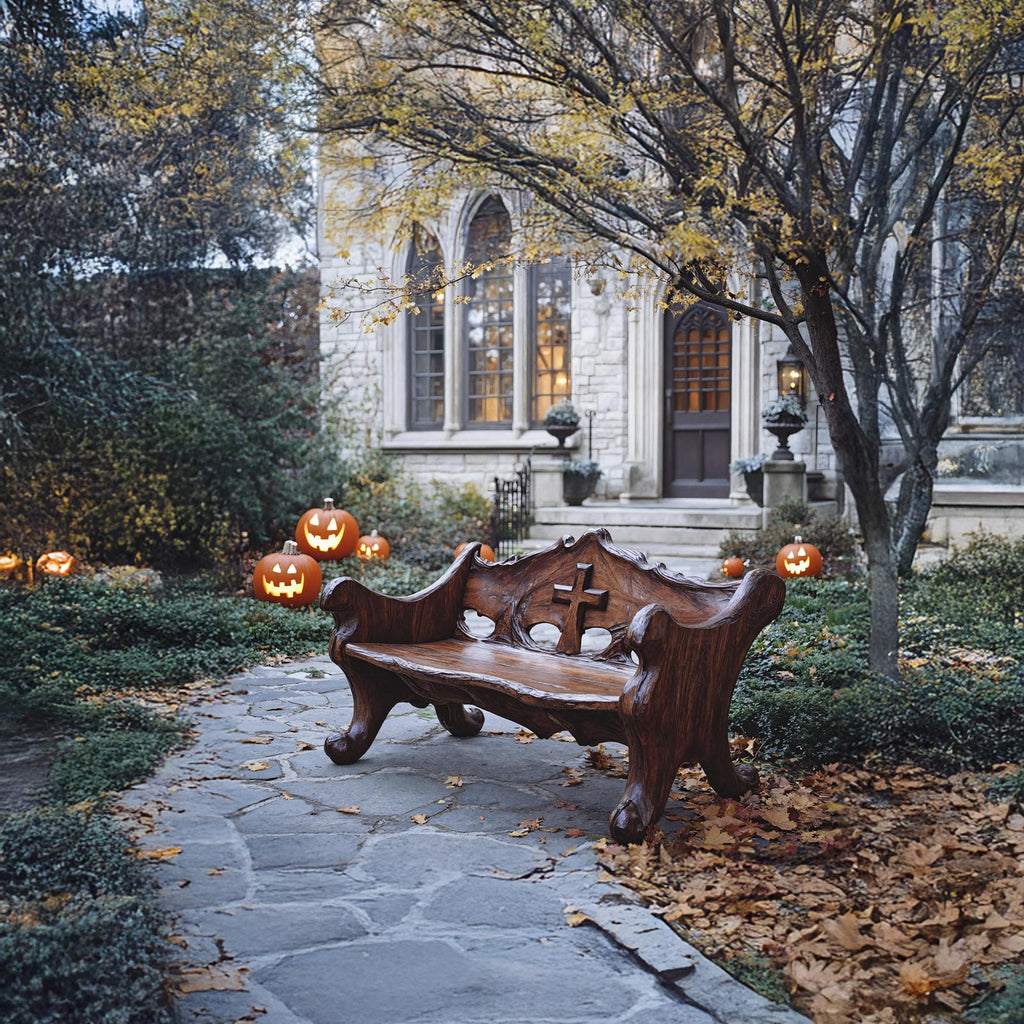 Mid Century Live Edge Outdoor Bench For Outdoor Decor Ideas