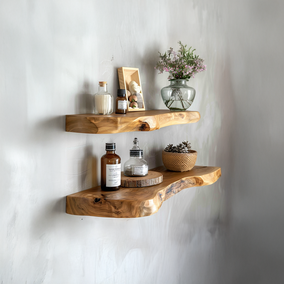 Vintage Floating Shelves Assembly Crafts Custom Decor Home Gift
