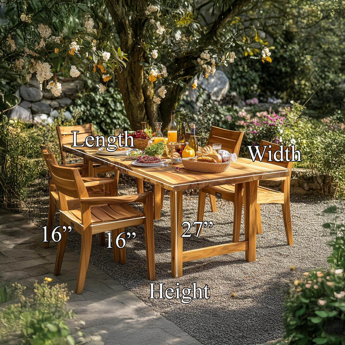 Garden Dining Set Garden Decor Office Decor Gift Set