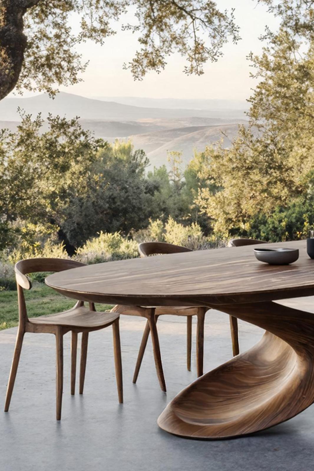 Mid Century Modern Dining Table For Kitchen Use SILDTTNDN015
