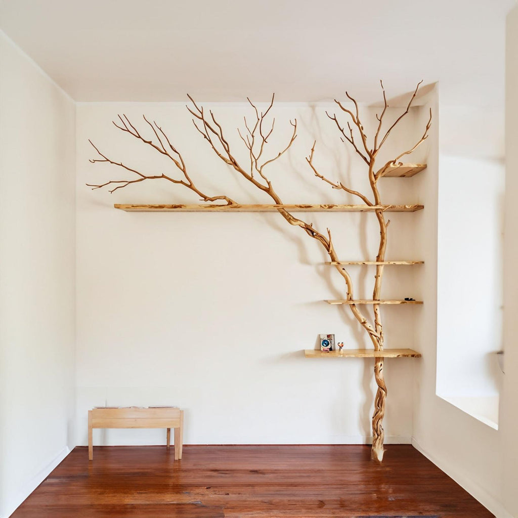 Tree Branch Floating Shelf Driftwood Art Decor SINLTB035