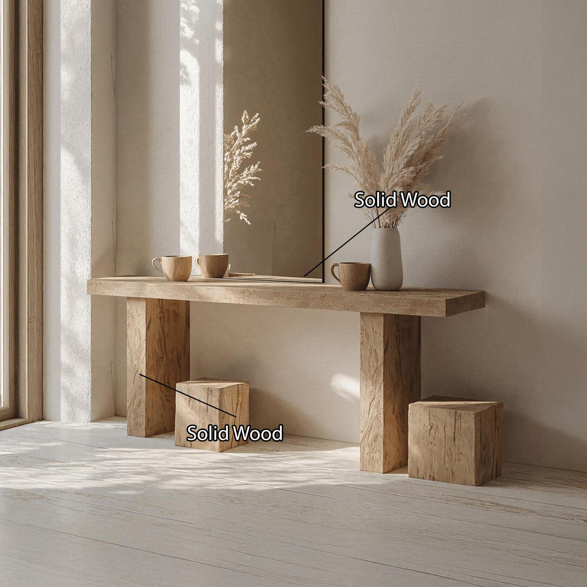 Woodworking Console Table Farmhouse SILDTCS022