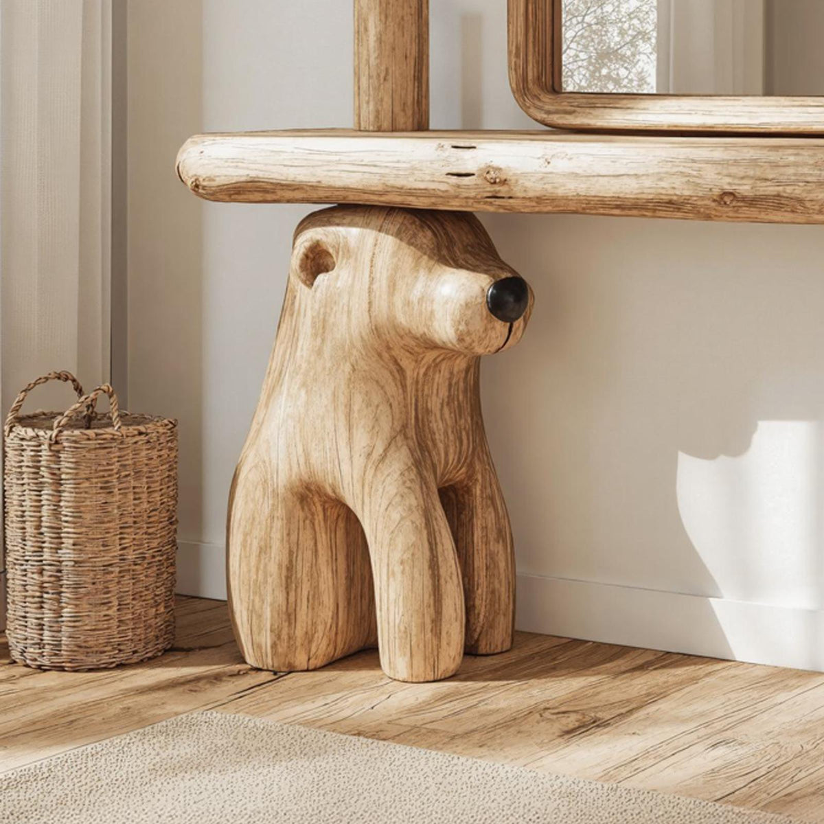 Farmhouse Living Edge Console Table