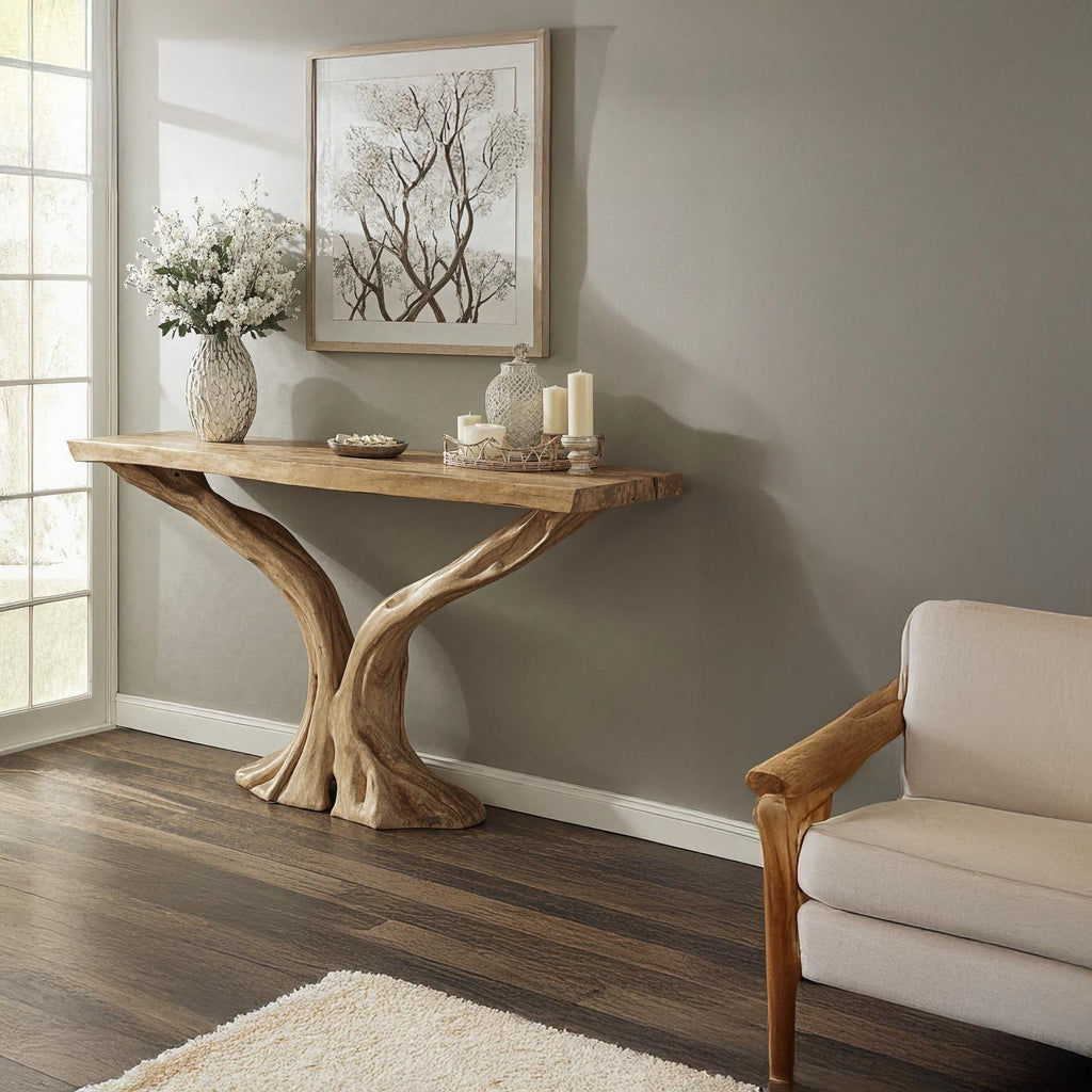 Classic Farmhouse Console Table For Living Room SILDTCS154