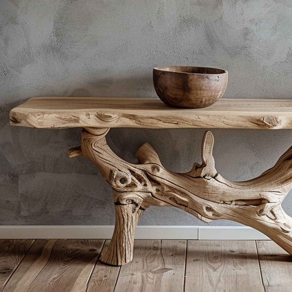Reclaimed Wood Entryway Table SILDTCS024